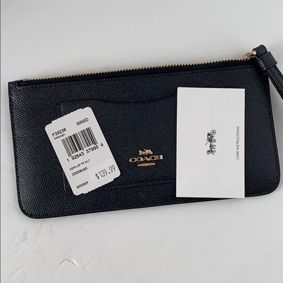 Coach Wallet Ket Card Holder Midnight (1) - Picture 5 of 5